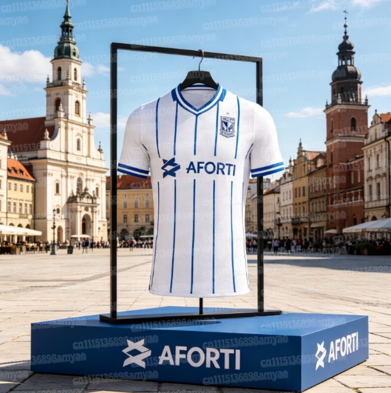 Cycling Jersey - Poznan Lech Poland Football Jersey Match