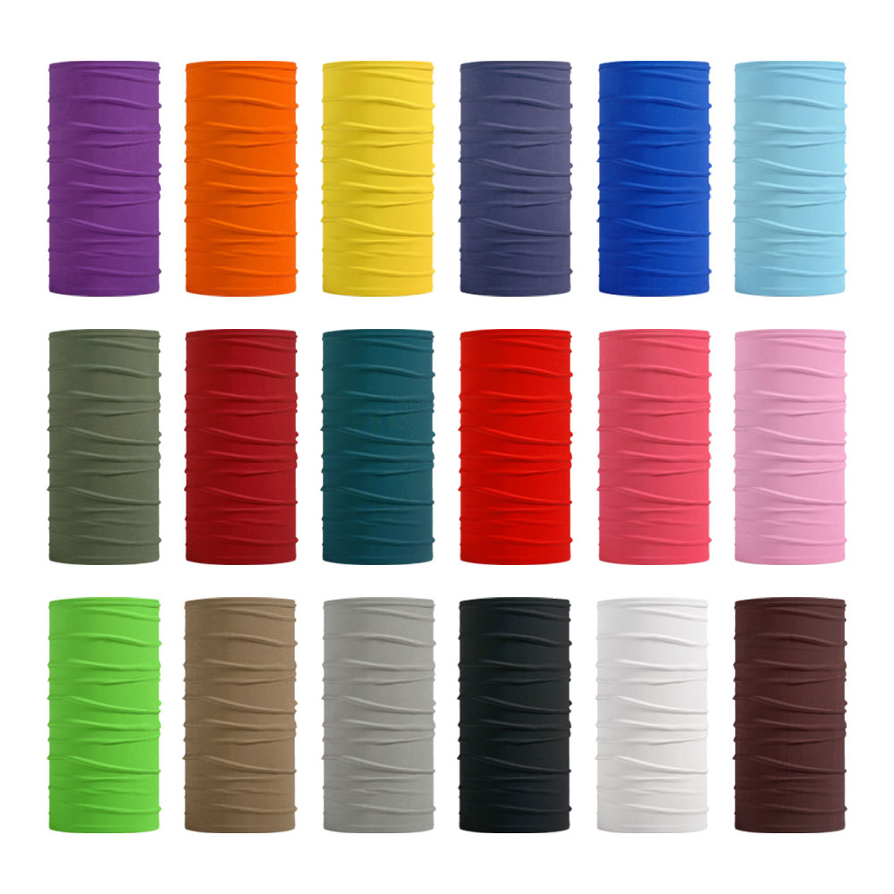 Cycling Gear Ladies - Seamless Solid Color Bandanas Men Women