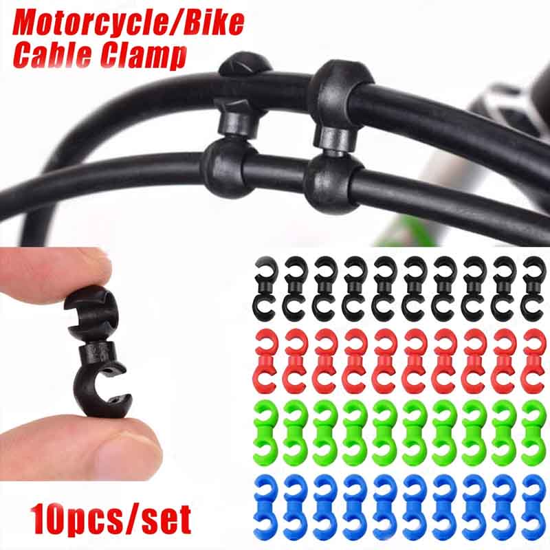 Cycling Gear Parts - 10pcs/set Bike Cross Line Clips Mountain