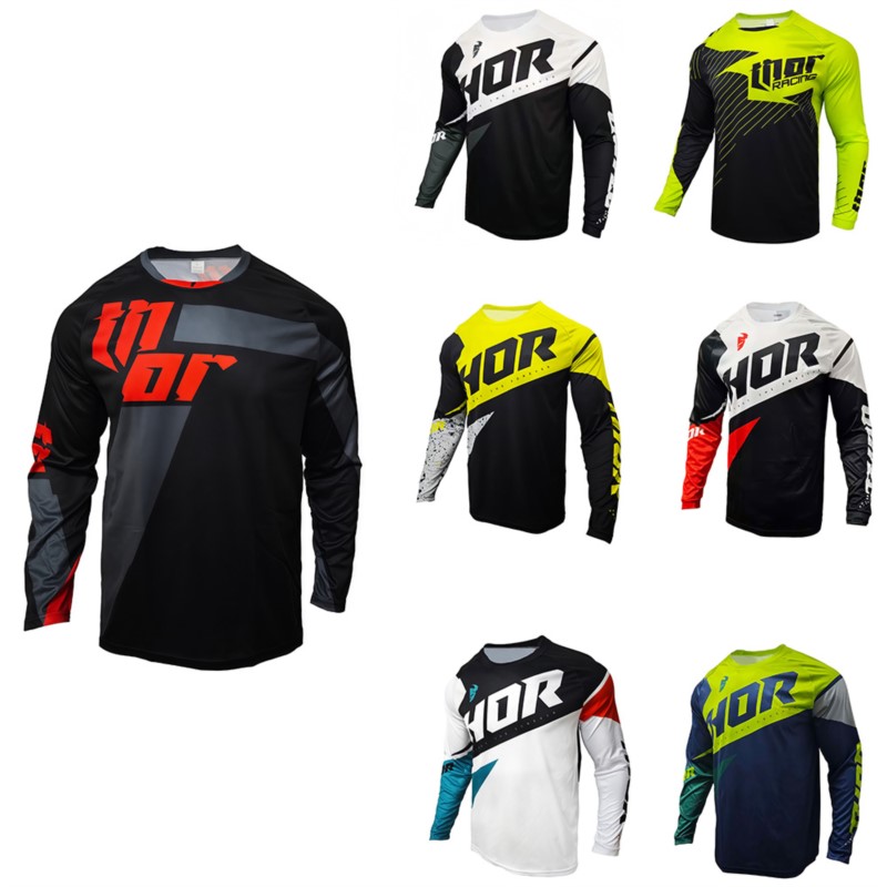 Cycling Jersey - Supple Adaptable Elastic MTB Riding Shirt,