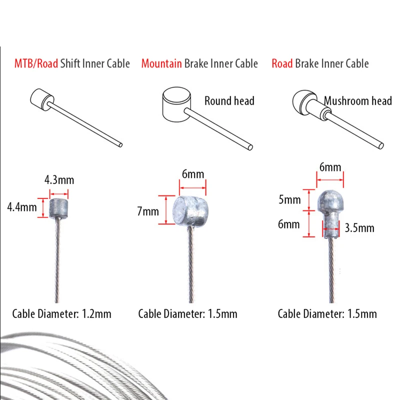5pcs 2M MTB Bicycle Brake Line - Cycling Gear Parts 评论和价格