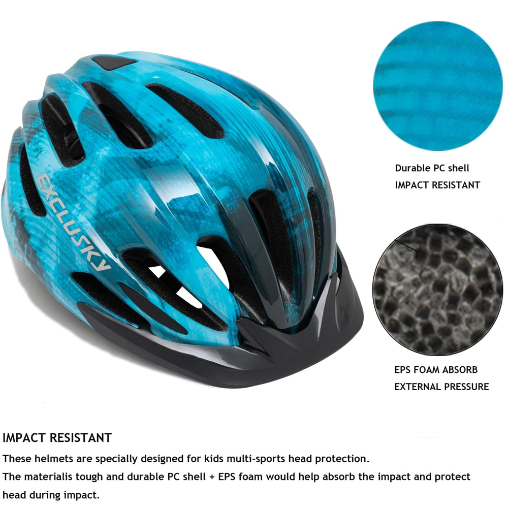 Kids Bike Helmet with LED Ligh - Cycling Safety Gear For Kids 评论和价格