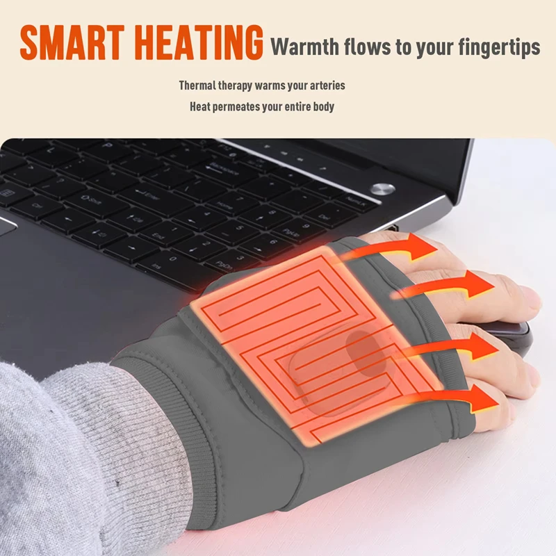 USB Powered Heating Gloves wit - Cycling Gear Temperature 评论和价格