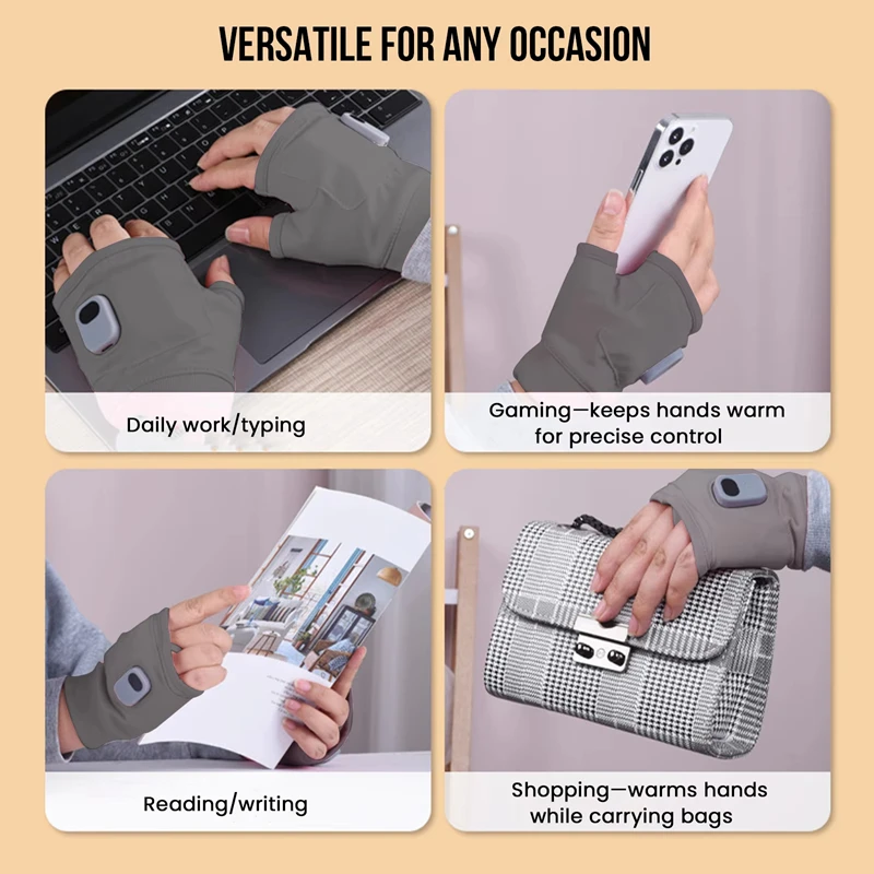 USB Powered Heating Gloves wit - Cycling Gear Temperature 评论和价格