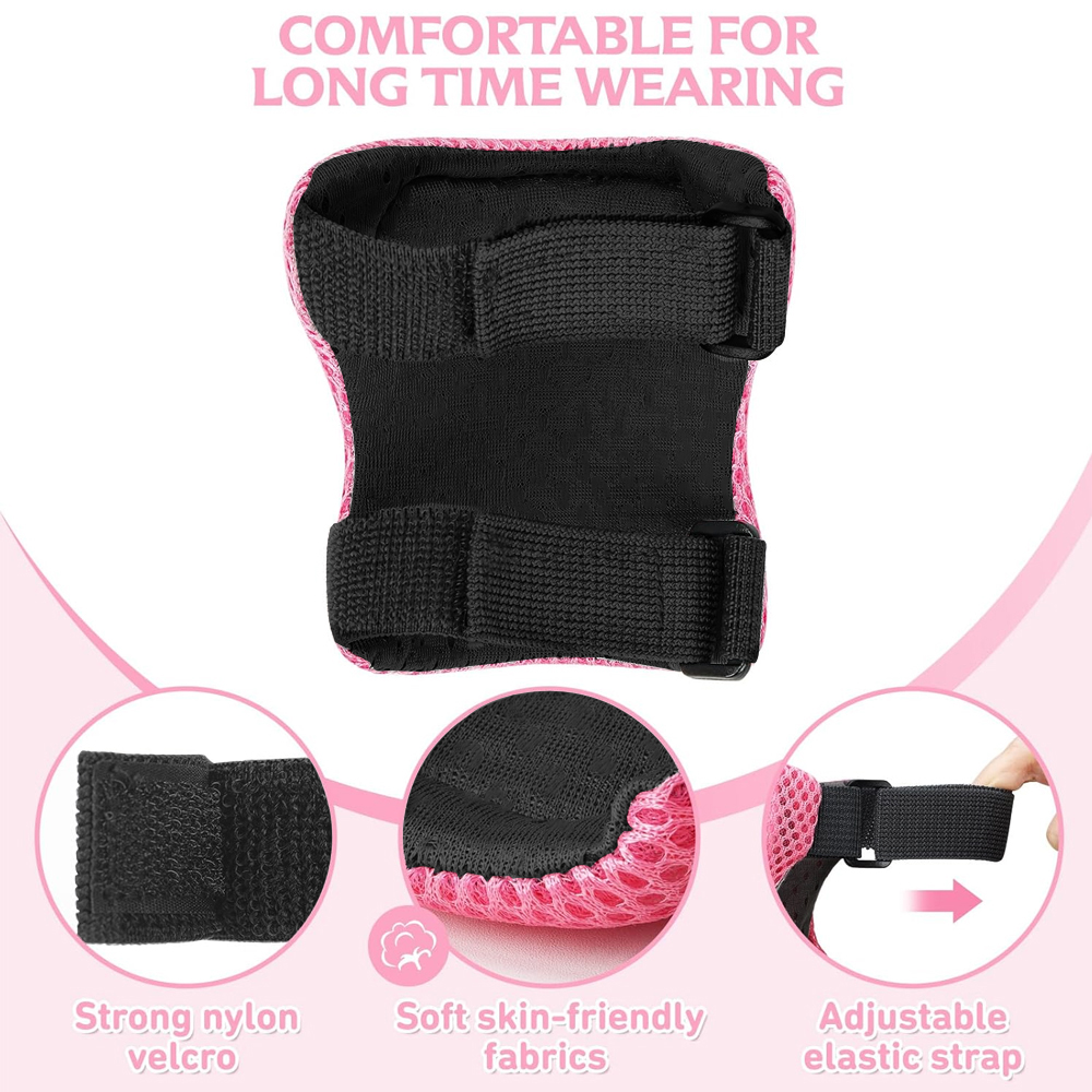 6Pcs Kids 3-10 Years Knee Pad  - Cycling Gear Of The Year 评论和价格