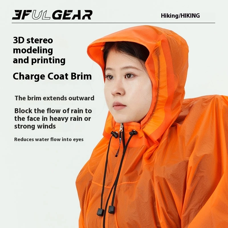 3F UL GEAR Zipper Raincoat 15D - Cycling Gear Ladies 评论和价格