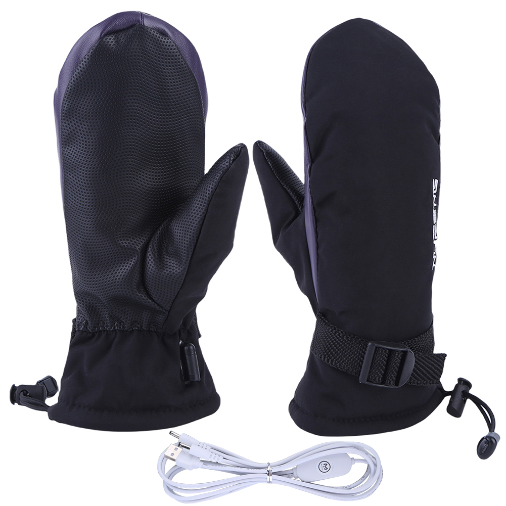 Warm Heated Gloves USB Chargin - Cycling Gear Temperature 评论和价格