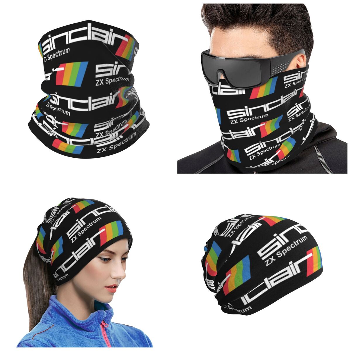 ZX Spectrum Bandana Neck Cover - Cycling Headwear 评论和价格