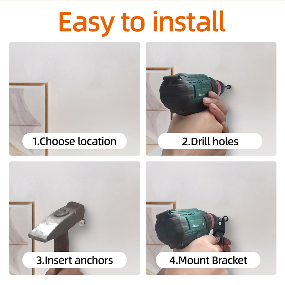 Heavy Duty Wall Mount Metal Ho - Cycling Gear Hanger 评论和价格