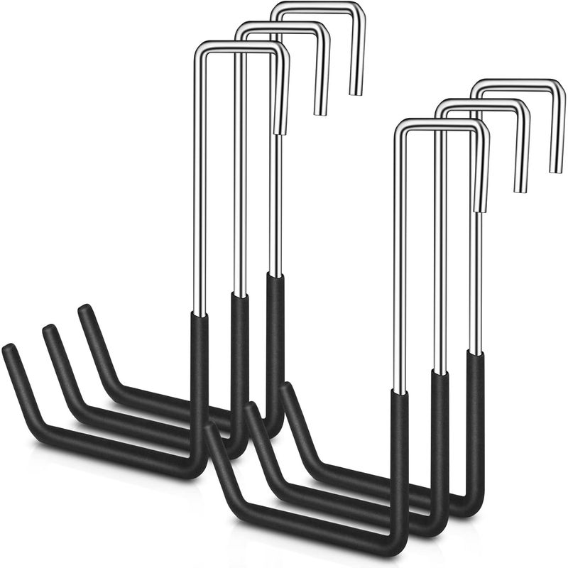 6 Pack Heavy Duty Rafter Hooks - Cycling Gear Hanger 评论和价格