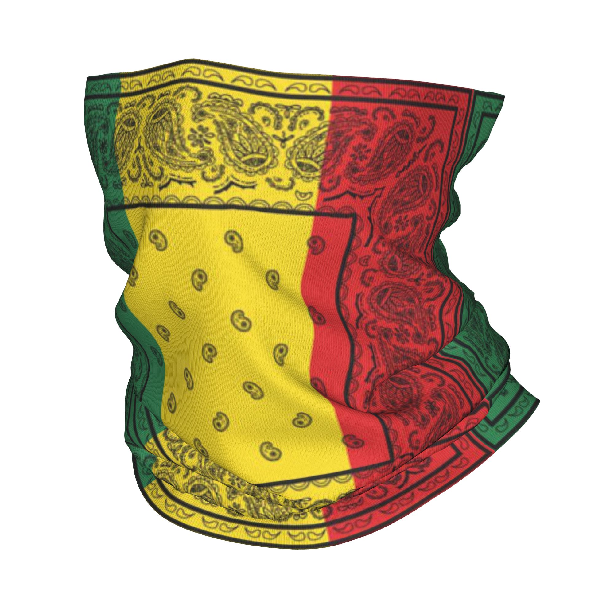 African Rasta Jamaican Paisley - Cycling Headwear 评论和价格