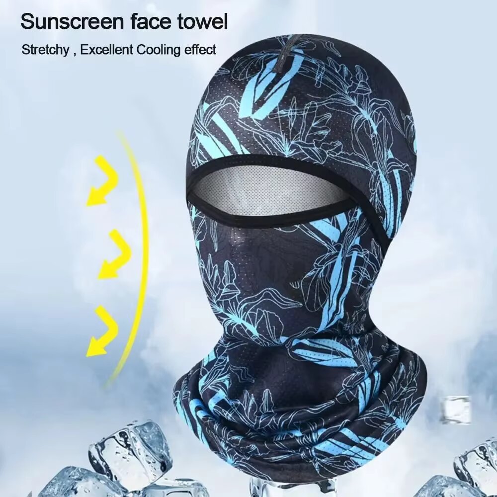 Summer Cool Balaclava Ice Silk - Cycling Headwear 评论和价格